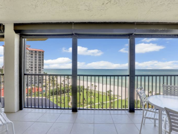 6th floor views Gulf Front of Vanderbilt Beach 3 month rental